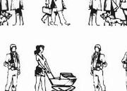 trasferibilir41 Figure umane 1:100, NERO. Trasferelli-Trasferibili R41 in fogli 9x25cm. p. 336 R41GRA410n.