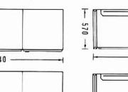 trasferibilir41 Camere, 1:50, NERO. Trasferelli-Trasferibili R41 in fogli 9x25cm. p. 318 .