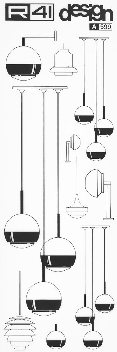 Lampadari, NERO. Trasferelli-Trasferibili R41 in fogli 9x25cm. p. 320 R41GRA599n - immagine aggiuntiva