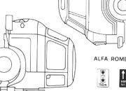 trasferibilir41 Alfa Romeo, NERO. Trasferelli-Trasferibili R41 in fogli 9x25cm  R41GRA687N