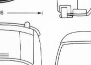 trasferibilir41 Ford, NERO. Trasferelli-Trasferibili R41 in fogli 9x25cm. p. 350 R41GRA761n.