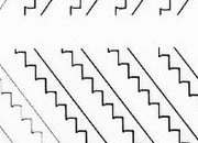 trasferibilir41 Scale in sezione, NERO. Trasferelli-Trasferibili R41 in fogli 9x25cm. p. 312 .