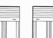 trasferibilir41 Porta, finestre 1:50, NERO. Trasferelli-Trasferibili R41 in fogli 9x25cm. p. 322 R41GRA860n.