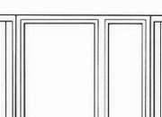 trasferibilir41 Porta, finestre 1:50, NERO. Trasferelli-Trasferibili R41 in fogli 9x25cm. p. 323 R41GRA865n.