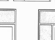 trasferibilir41 Porta, finestre 1:50, NERO. Trasferelli-Trasferibili R41 in fogli 9x25cm. p. 323 .