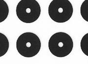 trasferibilir41 Circle pads, NERO. Trasferelli-Trasferibili R41 in fogli 9x25cm. p. 712 R41GRC102LN.