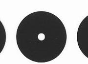 trasferibilir41 Circle pads, NERO. Trasferelli-Trasferibili R41 in fogli 9x25cm. p. 714 R41GRC176LN.