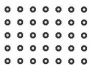 trasferibilir41 Circle pads, NERO. Trasferelli-Trasferibili R41 in fogli 9x25cm. p. 715 R41GRC1921LN.