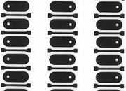 trasferibilir41 Dual in line, NERO. Trasferelli-Trasferibili R41 in fogli 9x25cm. p. 728 .