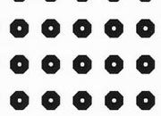 trasferibilir41 Circle pads, NERO. Trasferelli-Trasferibili R41 in fogli 9x25cm. p. 715 .