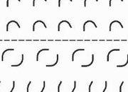 trasferibilir41 Elbow, NERO. Trasferelli-Trasferibili R41 in fogli 9x25cm. p. 738 R41GRC2040Ln.