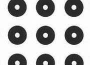 trasferibilir41 Circle pads, NERO. Trasferelli-Trasferibili R41 in fogli 9x25cm. p. 711 .