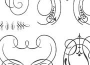 trasferibilir41 Fregi-Decorazioni, NERO. Trasferelli-Trasferibili R41 in fogli 9x25cm .