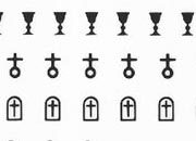 trasferibilir41 Simboli turistici, NERO. Trasferelli-Trasferibili R41 in fogli 9x25cm. p. 229 .