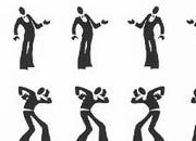 trasferibilir41 Silhouettes, NERO. Trasferelli-Trasferibili R41 in fogli 9x25cm. p. 224 .