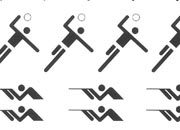 trasferibilir41 Silhouettes, NERO. Trasferelli-Trasferibili R41 in fogli 9x25cm .