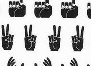 trasferibilir41 Mani, Indici, NERO. Trasferelli-Trasferibili R41 in fogli 9x25cm. p. 223 R41GRG1352N.