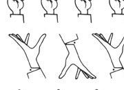 trasferibilir41 Mani, Indici, NERO. Trasferelli-Trasferibili R41 in fogli 9x25cm. p. 223 .