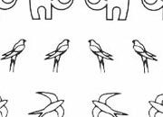 trasferibilir41 Animaletti, NERO. Trasferelli-Trasferibili R41 in fogli 9x25cm. p. 226 R41GRG1363N.