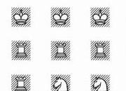 trasferibilir41 Pedine scacchi, NERO. Trasferelli-Trasferibili R41 in fogli 9x25cm. p. 222 .