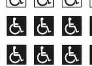 trasferibilir41 Disabili misura 1, NERO. Trasferelli-Trasferibili R41 in fogli 9x25cm. p. 220 .