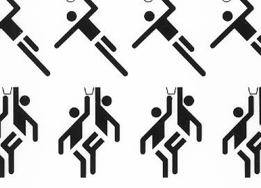 trasferibilir41 Simboli sportivi, NERO. Trasferelli-Trasferibili R41 in fogli 9x25cm R41GRG1664N.