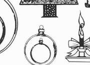 trasferibilir41 Natale, NERO. Trasferelli-Trasferibili R41 in fogli 9x25cm. p. 236 .