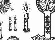 trasferibilir41 Natale, NERO. Trasferelli-Trasferibili R41 in fogli 9x25cm. p. 236 .