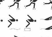 trasferibilir41 Simboli sportivi, NERO. Trasferelli-Trasferibili R41 in fogli 9x25cm. p. 232 R41GRG1693N.