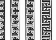 trasferibilir41 Fregi di contorno, NERO. Trasferelli-Trasferibili R41 in fogli 8,3x35cm. p. 209 .