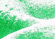 trasferibilir41 Dune, colline, VERDE. Trasferelli-Trasferibili R41 in fogli 9x25cm .