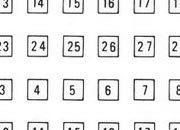 trasferibilir41 Numeri per richiami, NERO. Trasferelli-Trasferibili R41 in fogli 9x25cm. p. 245 .