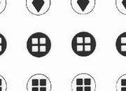 trasferibilir41 Tondi, Rettangolari, NERO. Trasferelli-Trasferibili R41 in fogli 9x25cm. p. 217 .