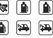 trasferibilir41 Simboli turistici, NERO. Trasferelli-Trasferibili R41 in fogli 9x25cm. p. 228 .