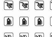 trasferibilir41 Simboli turistici, NERO. Trasferelli-Trasferibili R41 in fogli 9x25cm. p. 228 R41GRG889N.