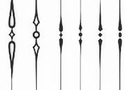 trasferibilir41 Fuselli, NERO. Trasferelli-Trasferibili R41 in fogli 9x25cm. p. 237 R41GRG972N.