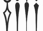 trasferibilir41 Fuselli, NERO. Trasferelli-Trasferibili R41 in fogli 9x25cm. p. 237 R41GRG973N.