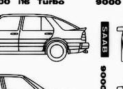 trasferibilir41 Saab 900, 9000, NERO. Trasferelli-Trasferibili R41 in fogli 9x25cm. p. 616 R41GRI1019N.