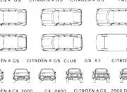 trasferibilir41 Citroen CS, CX, NERO. Trasferelli-Trasferibili R41 in fogli 9x25cm R41GRI1251N.