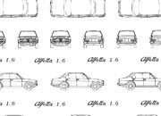trasferibilir41 Alfa Romeo 2000, Alfetta, NERO. Trasferelli-Trasferibili R41 in fogli 9x25cm R41GRI1258N.