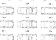 trasferibilir41 Peugeot 504, NERO. Trasferelli-Trasferibili R41 in fogli 9x25cm R41GRI1267N.