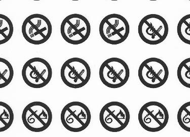 trasferibilir41 Segnaletica di sicurezza, NERO. Trasferelli-Trasferibili R41 in fogli 9x25cm .