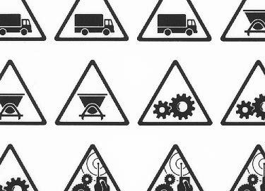 trasferibilir41 Segnaletica di sicurezza, NERO. Trasferelli-Trasferibili R41 in fogli 9x25cm .