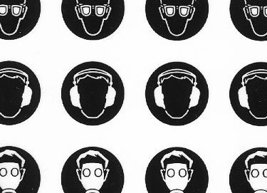 trasferibilir41 Segnaletica di sicurezza, NERO. Trasferelli-Trasferibili R41 in fogli 9x25cm .