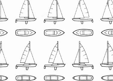 trasferibilir41 Natanti a vela, NERO. Trasferelli-Trasferibili R41 in fogli 9x25cm R41GRI305N.