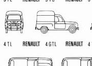 trasferibilir41 Renault 5, Renault 4, NERO. Trasferelli-Trasferibili R41 in fogli 9x25cm. p. 622 .
