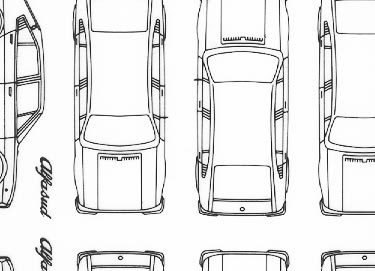 trasferibilir41 Alfasud, Alfetta, NERO. Trasferelli-Trasferibili R41 in fogli 9x25cm R41GRI327N.