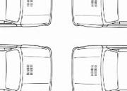 trasferibilir41 Fiat 127, NERO. Trasferelli-Trasferibili R41 in fogli 9x25cm. p. 613 .