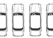 trasferibilir41 Automobili FIAT, NERO. Trasferelli-Trasferibili R41 in fogli 9x25cm R41GRI481N.