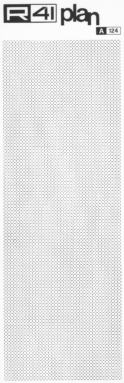 Trame pavimenti 1:100, NERO. Trasferelli-Trasferibili R41 in fogli 9x25cm R41GRP124N - immagine aggiuntiva